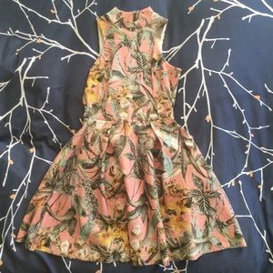 ASOS stunning floral A-line dress